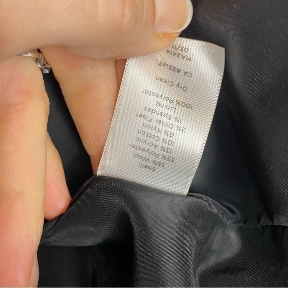 TALBOTS Grey Suit Jacket, Wool blend - size 14 blazer - Picture 5 of 8